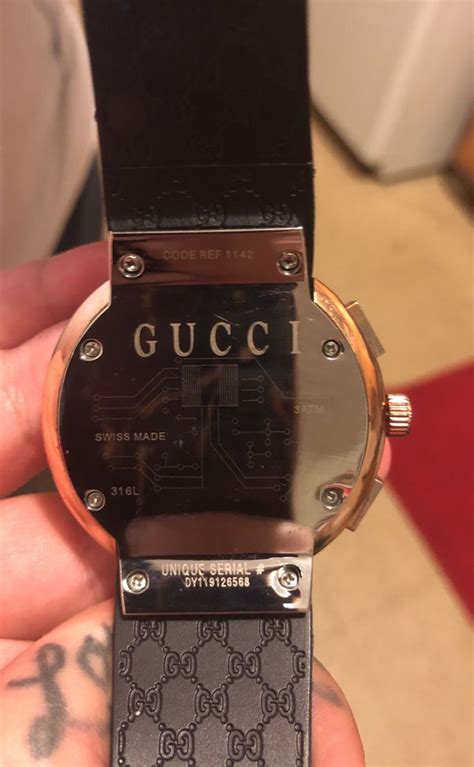 gucci 1142 fake|authentic gucci watch serial number.